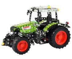 Tronico 10062 - Metallbaukasten Traktor Claas Arion 430, Junior Serie, Maßstab 1:24, 648-teilig, grün