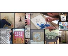 Kaninchen Form außenschablone. HOME Kinderzimmer Dekor & Basteln außenschablone. Farbe Hasen auf auf Wände Stoff & Möbel wiederverwendbar ideal Stencils LTD