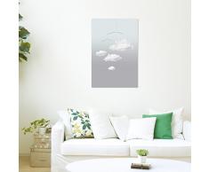 artboxONE Poster 45x30 cm Abstrakt Wolkenmobile Hochwertiger Design Kunstdruck - Bild Abstrakt von Amy&Kurt