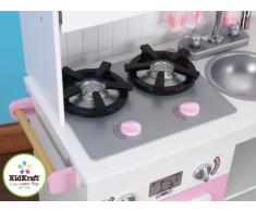 KidKraft 53222 Moderne Country Spielküche, Rosa und Weiß