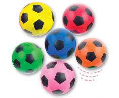 Baker Ross Fußball Flummis mit Supersprungkraft für Kinder als kleine Überraschung zum Fest (6 Stück)