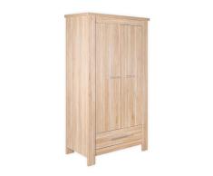 Kleiderschrank 2-türig Enni in der Farbe Eiche