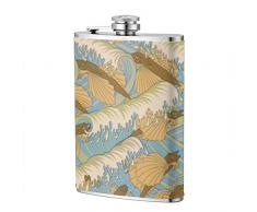 Melinda Perrodin Kinderwagenaufsatz/Kinderwagenaufsatz/Mini-Flachmann aus hochwertigem Edelstahl, tragbar mit Te Persönlichkeit Moda Geschenk