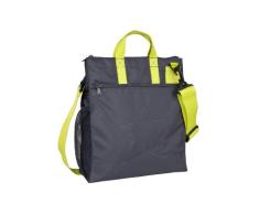 LÄSSIG Baby Kinderbuggytasche Buggy Tasche Kinderwagentasche Aufbewahrungstasche Reißverschluß Kinderwagen inkl. Kinderwagenbefestigung/Casual Buggy Bag Star, ebony