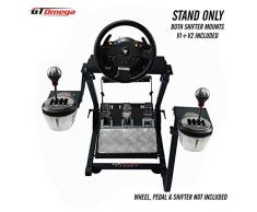 GT Omega Lenkradständer PRO für Thrustmaster TMX-Laufrad Xbox One & Pedale, TX, Xbox, Fanatec - faltbar, neigungsverstellbares Design für ultimativen Simulator-Spielerlebnis