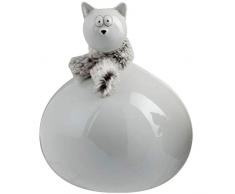 Die Welt des Tieres Grau mit Dekoschal aus Keramik