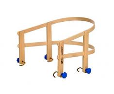 Dokado Schlitten Holz Colint 90-110 cm Davos Lehne Holzschlitten Winter Rodel, Holzschlitten:Schlittenlehne