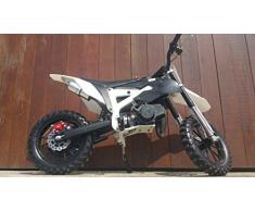 Pocketbike Crossbike Dirtbike 49cc 2 Takt RV-Racing Kinder Motorrad Schwarz