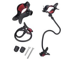 Tbest Baby Flaschenhalter Getränkehalter Hände frei Fütterung, Flaschenhalter Clip einstellbar Kinder Baby Wasser Milchflasche Halter Klemmhalterung für Autositz Kinderwagen Buggy