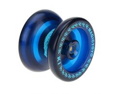 Responsive Jojos für Anfänger MAGICYOYO K1 mit Strings Pouch Handschuh-Set, Dunkelblau