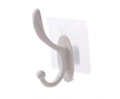 TEBAISE Universell Saugnapf Wandhaken-Set Selbstklebend Türhaken Kindergarderobe Kinderhaken ohne Bohren Für Küche Badezimmer Glas, Metall, Fliesen aus Kunststoff Klebehaken Extra Stark