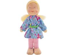 Käthe Kruse 66405 - Waldorf Biegepuppe Mädchen Lisa, rosa/hellblau
