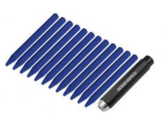 Sägenspezi Halter + 12 Stück Pica Kreide blau