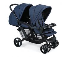 CHIC 4 BABY 273 52 Geschwisterwagen Doppio, blau