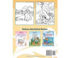 Liebenswerte Hunde Malbuch: 14 Malvorlagen (Jeder kann malen Malbuch, Band 2)