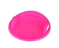 SXC Kunststoffrodel, Bob Schlitten Rodel, Rodel, Kinder Rodelschlitten mit Sicherheitsgurt Rutscher Kunststoff-Schneeschlitten für den Winter(57cm)