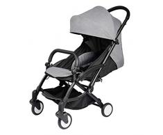 YRSTC Buggies,Kinderwagen, leichte High Landschaft Spaziergänger, leichte Kinderwagen mit Aluminiumrahmen, große Sitzfläche Kinderwägen for Baby, große Speicher-Korb-Kinderwagen (Color : B)