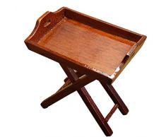YSoutstripdu 1/12 Holz Miniatur Tablett Tisch Möbel DIY Puppenhaus Küche Zubehör