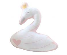tianluo Stofftier 45cm Weiche Liebe Krone Schwan Pp Baumwolle Gefüllte Plüschkissen Kreative Puppen Süße Schwäne Kinder Schlafspielzeug