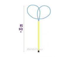 Tuban Bubbles World TU 3615 Seifenblasen-Ring, bildet kleine Schmetterlinge, bunt