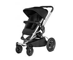 Quinny Buzz Xtra Kombi-Kinderwagen und Sportbuggy, ab der Geburt nutzbar mit Maxi-Cosi Babyschale, automatische sekundenschnelle Aufklappfunktion und robuste Reifen für jedes Gelände, schwarz
