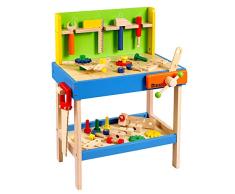 Howa Profi Kinderwerkbank incl. 45tlg. Zubehör und 5 Werkzeugen 4904