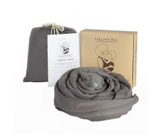 Elastisch-es Tragetuch Baby - BIO-Baumwolle - Neugeborene-n Babytragetuch Tragesystem Babytrage