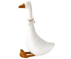 Daxoon Gans Stofftier Plüschtier Niedlichen Reine weiße Gans Puppe Kissen Geschenk für Kinder 55 * 19cm