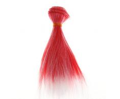 Damen Perücken Mode 15 cm Großhandel Glattes Haar Haar DIY/BJD,Nourich Haarverlängerung Perücke Puppe Damehaarperücke Haare Langhaar Haarteile Haar Wig (U)