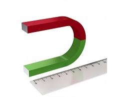 Hufeisenmagnet für Schulungen und Experimente - Hufeisen - Rot/Grün