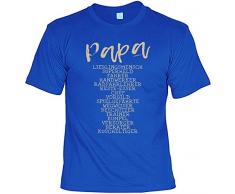 Art & Detail Shirt Tshirt Papa - Papa LieblingsMensch SuperHeld Fahrer Handwerker KuschelTiger - als Präsent und Dankeschön