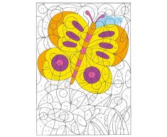 Malen nach Zahlen Tiere. Ab 5 Jahren: Ausmalen, Zahlen und Zählen üben