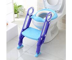 BAMNY Töpfchentrainer Toiletten-Trainer Kinder Töpfchen Kinder-Toilettensitz mit Leiter Töpfchen Sitz für Toiletten 38-42cm