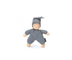 Sterntaler Spielpuppe Heiko, Integrierte Rassel, Alter: Für Babys ab der Geburt, 23 cm, Schwarz/Weiß