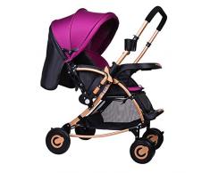 Wp.bewa Kinderwagen Stubenwagen Baby Liegebuggy Schaukelpferd Leichter Kompakter Mit Verstellbarem Sitz, Abnehmbare Sitzpolster Und Großer Aufbewahrungskorb,A