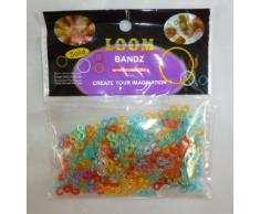 300 S Bunte Clips für Loom Bands - für den Anschluss von Loom Band Armbänder