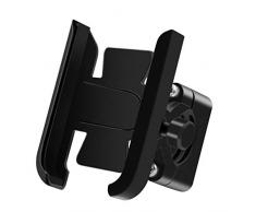 Wakauto Motorrad-Handyhalterung Handyhalterung aus Aluminiumlegierung 360 ° -Drehung Motorrad-Handyhalterung für Motorräder Geländefahrzeuge Schneemobile Dreiräder (Schwarz)