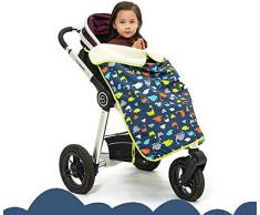 Faimly W Babydecke Der Babydecke Der Kinderwagendecke Der Doppelten Decke des Doppelten Generell Decke Und Mannbabyherbst Und -Winter,90cm*72cm