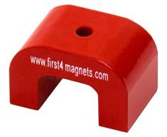 First4magnets F4M811-1 kleiner roter AlNiCo Hufeisenmagnet-4,5kg Anziehungskraft (30 x 20 x 20mm) (1 St-Packung)