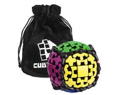 Zauberwürfel - Gear Ball - Gearball (Zahnrad-Drehball) - inkl. Cubikon-Tasche