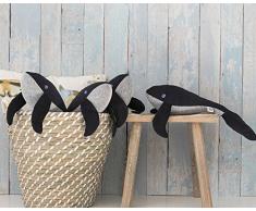 TinyFoxes Stofftier Wal - Handgefertigtes Kuscheltier aus Deutschland