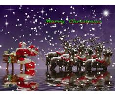 Diy Malen Nach Zahlen Kit Weihnachtsmann 40X50Cm Mit Rahmen Leinwand Ölgemälde Set Anfänger Mit Pinsel Und Acrylpigment Für Kinder Erwachsene Home Dekorieren