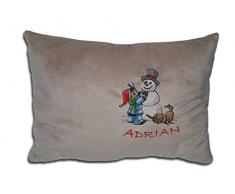 Kinderkissen mit besticktem Namen und niedlichen Kindermotiven Schmusekissen