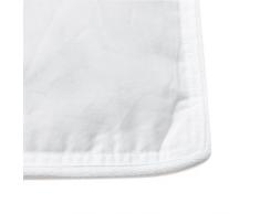 ZOLLNER® Babydecke/Kinderdecke / Kinderbettdecke/Kinderwagendecke versteppt 80x80 cm, weiß, 90% Daunen 10% Federn, in weiteren Größen erhältlich, SerieHolle