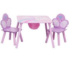 IB-Style - Kindersitzgruppe Unicorn - Stuhl Truhenbank Tisch | 3 Kombinationen | 2X Kinderstuhl 1x Kindertisch