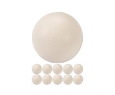Maxstore 10 Stück Kicker Bälle aus PU, extrem griffig und leise, Tischfussball Kickerbälle Ball