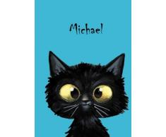 Michael - Katzen-Malbuch/Notizbuch/Tagebuch: DIN A5 - blanko