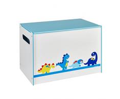 Dinosaurier - Spielzeugkiste für Kinder – Aufbewahrungsbox für das Kinderzimmer