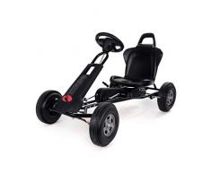 Ferbedo F005111 Gokart mit Pedalen Tourer TR5L, (Kart mit Freilaufautomatik, Kinder 3 – 8 Jahre, Tragkraft 50 Kg), Schwarz