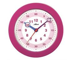Atlanta Wanduhr für Mädchen für Kinder Rosa Pink - 4481-17